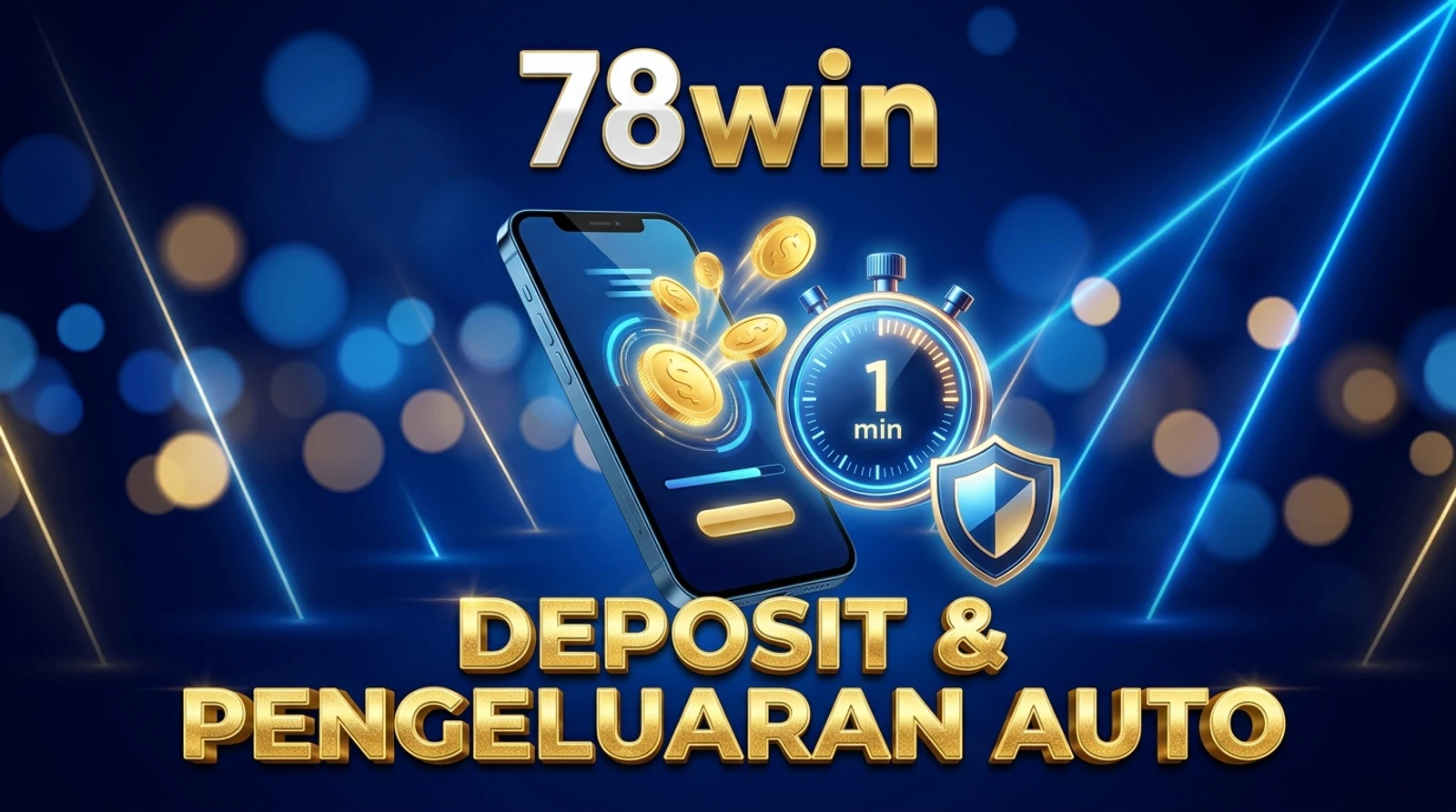Cara Deposit & Pengeluaran 78win: Auto 1 Minit Tanpa Had