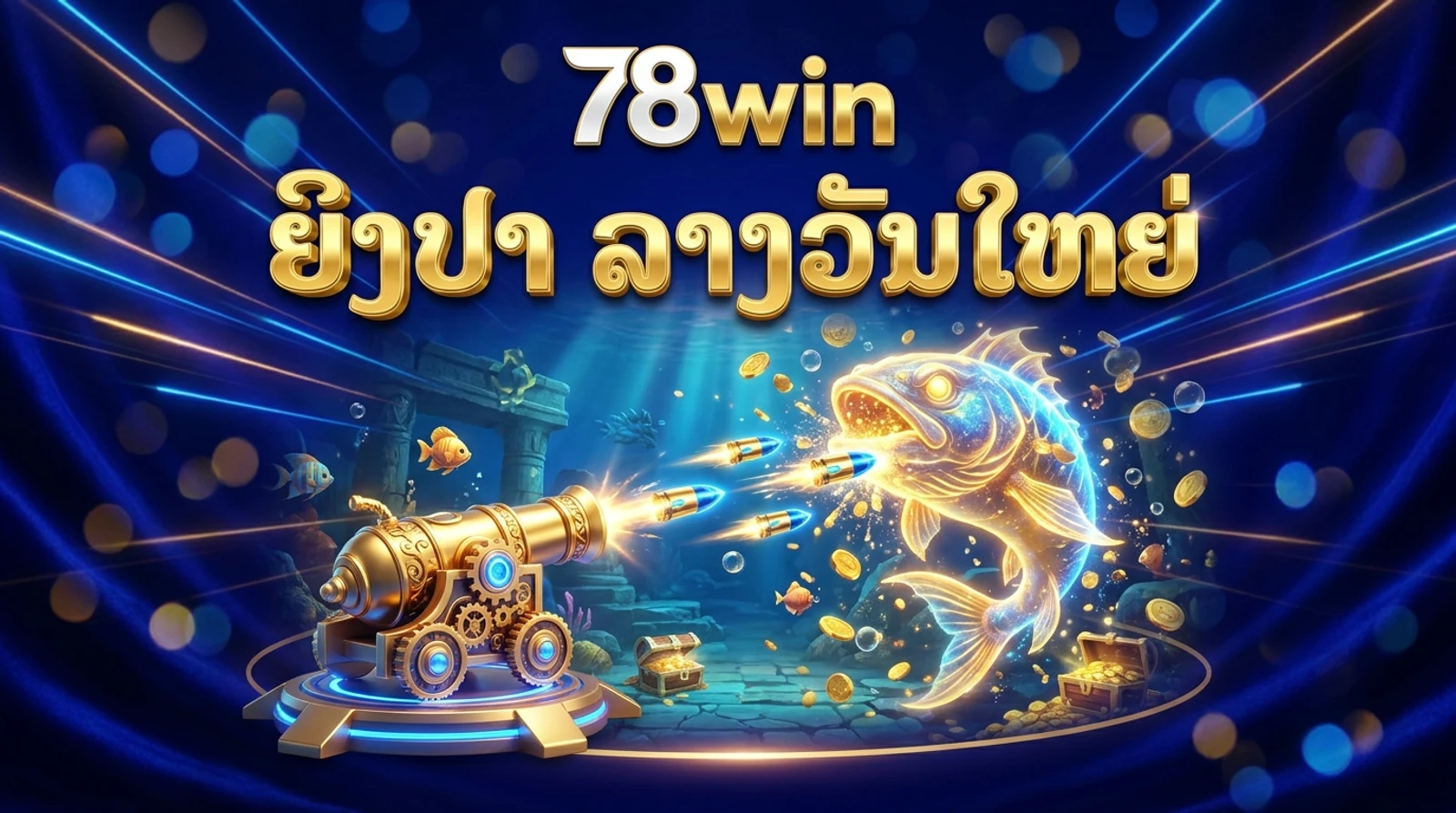 ເກມຍິງປາ 78win: ວິທີຫຼິ້ນ ອາວຸດ ບອສ ແລະ ເຄັດລັບເພີ່ມລາງວັນ
